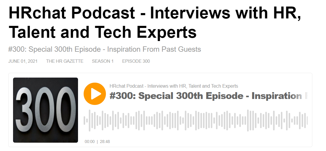 HRchat podcast episode 300