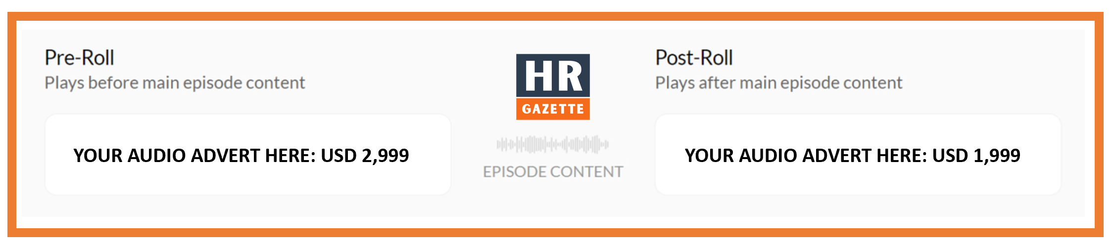 HRchat Podcast Audio Adverts