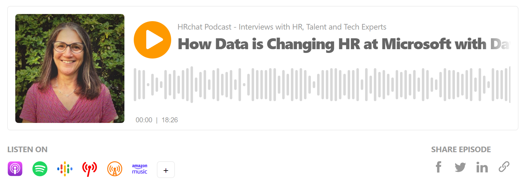 How Data is Changing HR at Microsoft with Dawn Klinghoffer
