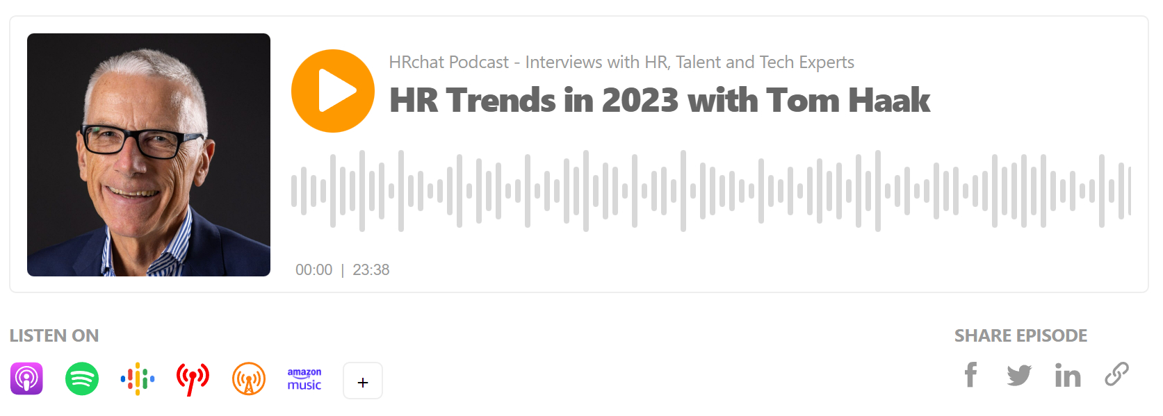 Tom Haak HR Trends