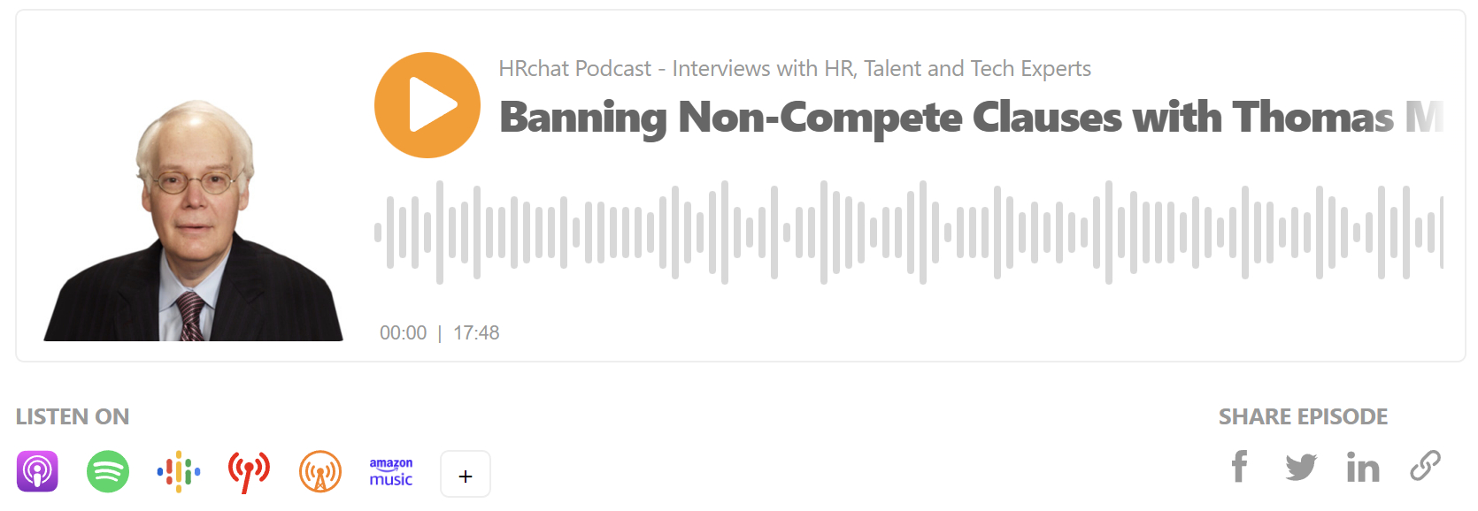 Banning Non-Compete Clauses with Thomas M. White, Rimon Law