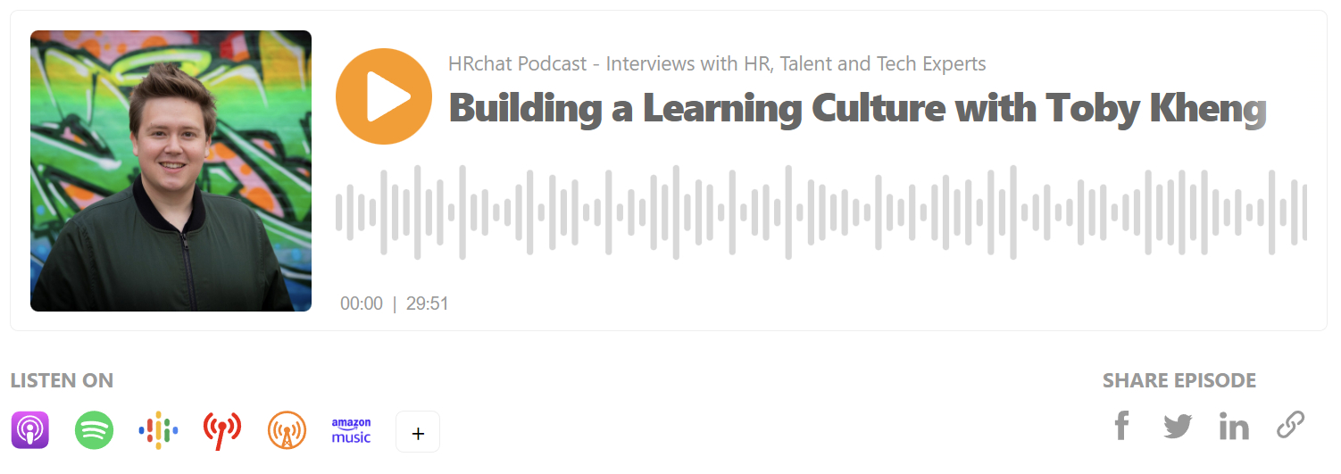 Building a Learning Culture with Toby Kheng