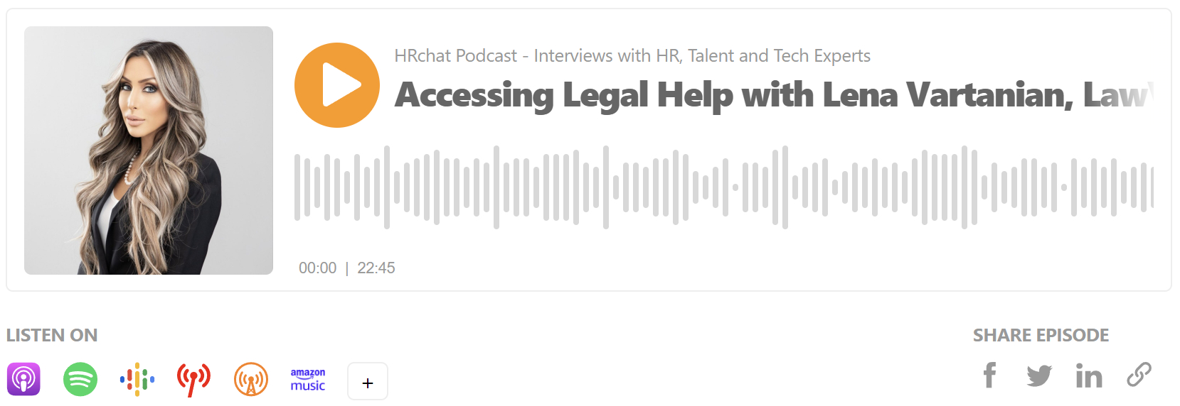 Accessing Legal Help with Lena Vartanian, LawVo