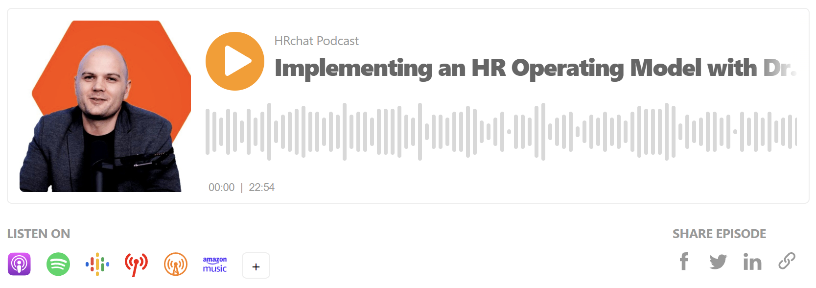 Implementing an HR Operating Model with Dr. Dieter Veldsman