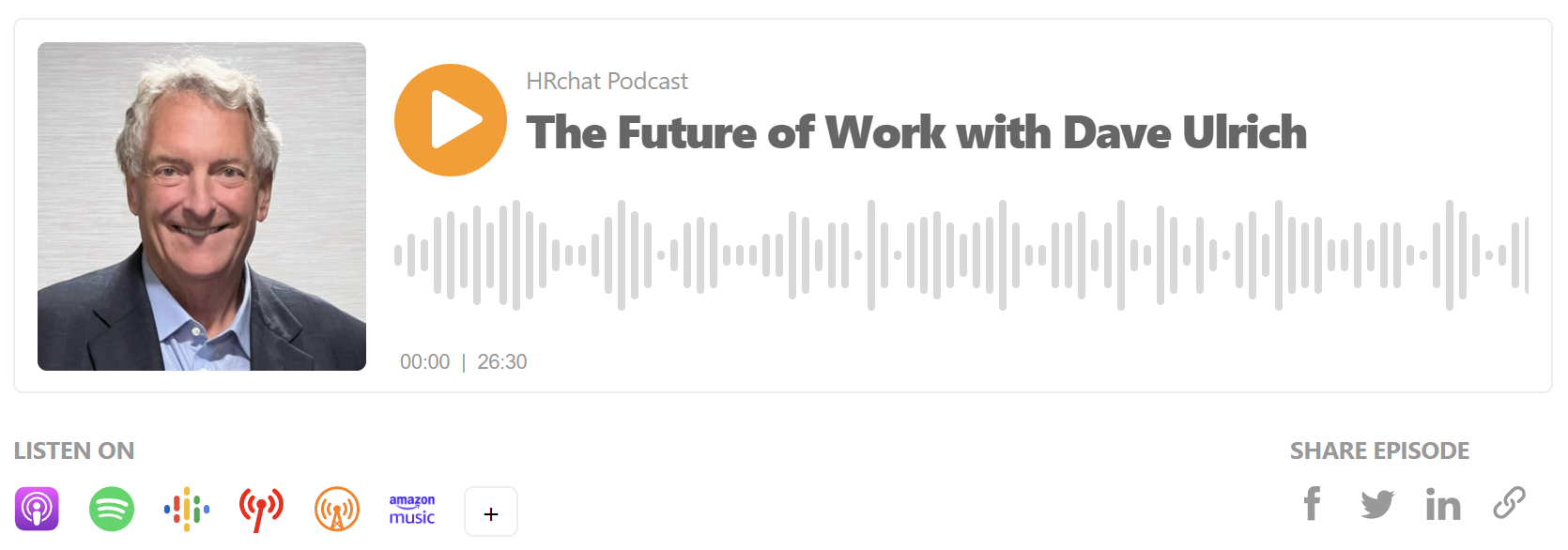 Future of Work with Dave Ulrich